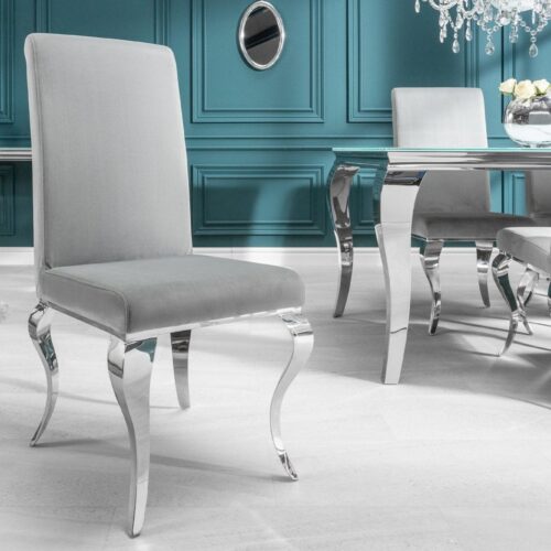 MODERN BAROCK II ezüstszürke szék