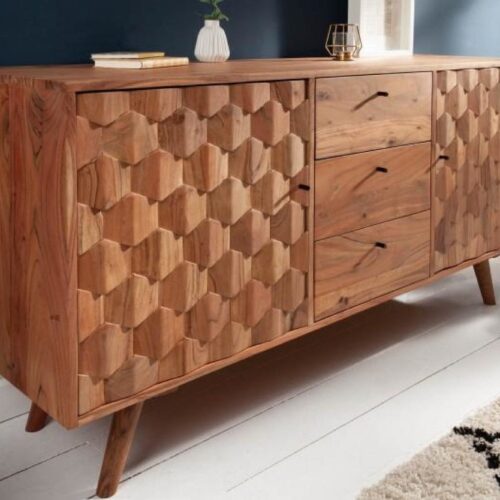 MYSTIC akácfa komód 145cm