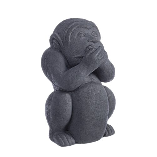 NOT TALK MONKEY szürke dekoráció