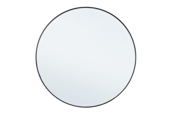 NUCLEOS fekete keretes tükör 70cm átmérő