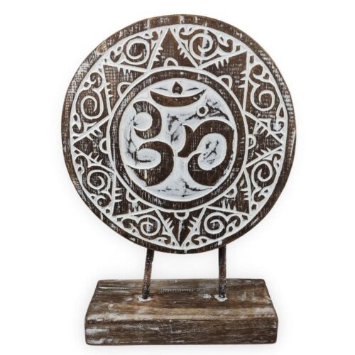 OM barna asztali dísz OM barna asztali dísz