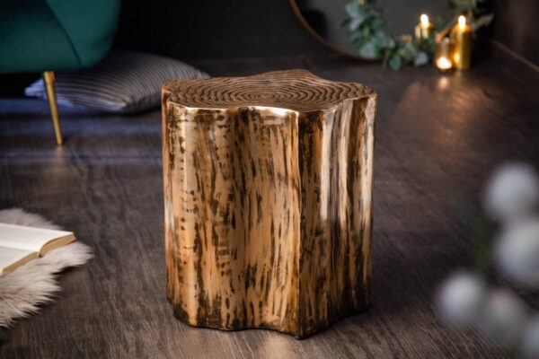 ORGANIC ORIENT II arany alumínium lerakóasztal