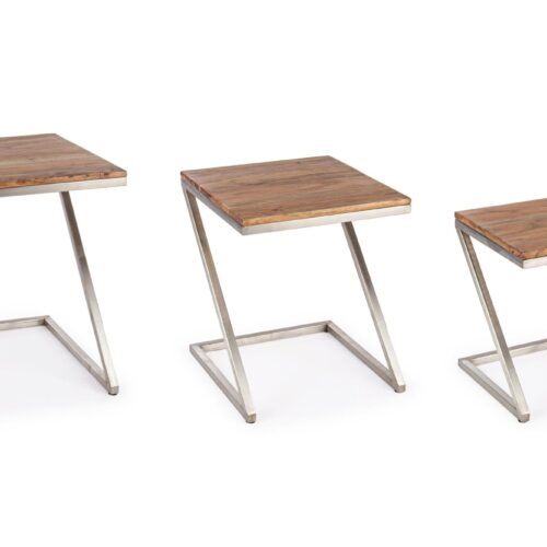 OSBERT 3 részes dohányzóasztal 45x45cm