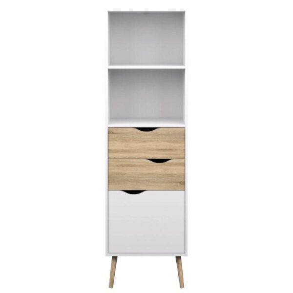 OSLO fehér mdf vitrin OSLO fehér mdf vitrin