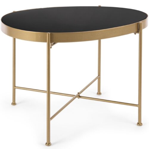 RASHIDA arany lerakóasztal 63x46