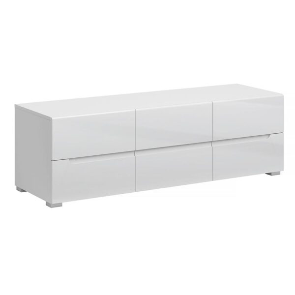 JOLK fehér mdf tv szekrény JOLK fehér mdf tv szekrény