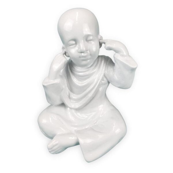 SAGE fehér 3 részes Buddha szobor szett