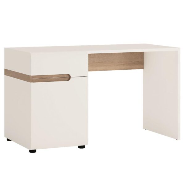 LYNATET fehér mdf íróasztal LYNATET fehér mdf íróasztal