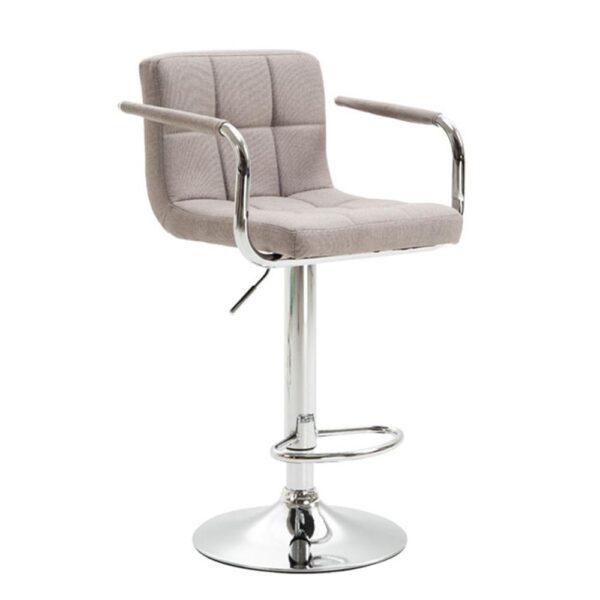 LEORA szürkésbarna szövet bárszék