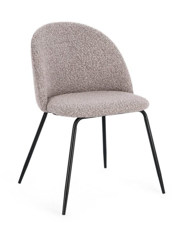 TANYA boucle szürke étkezőszék