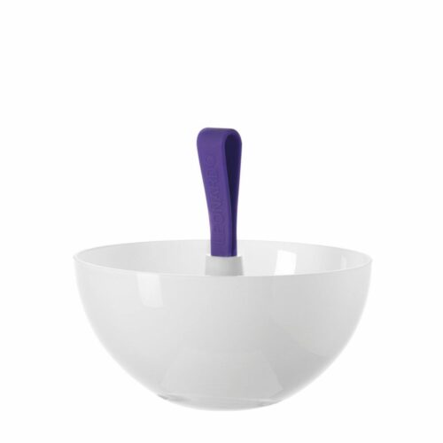 LEONARDO NICO füles tálka 22cm fehér-lila LEONARDO NICO füles tálka 22cm fehér-lila