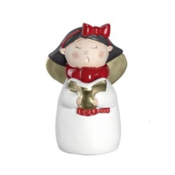 LEONARDO CALDO angyalka figura 8cm könyves LEONARDO CALDO angyalka figura 8cm könyves