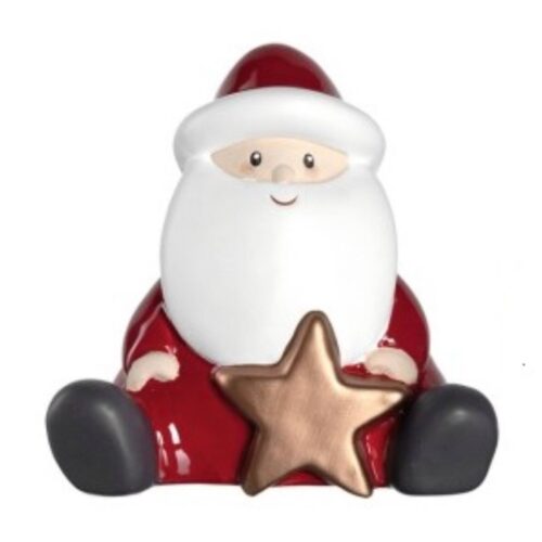 LEONARDO CALDO télapó figura 10cm csillaggal LEONARDO CALDO télapó figura 10cm csillaggal