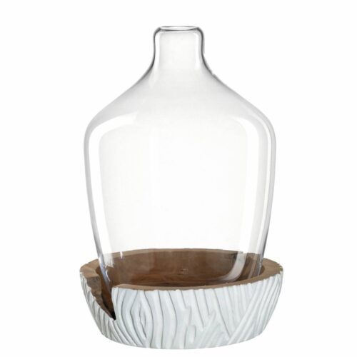 LEONARDO CASOLARE BOTTLE váza 40cm fa alapon LEONARDO CASOLARE BOTTLE váza 40cm fa alapon
