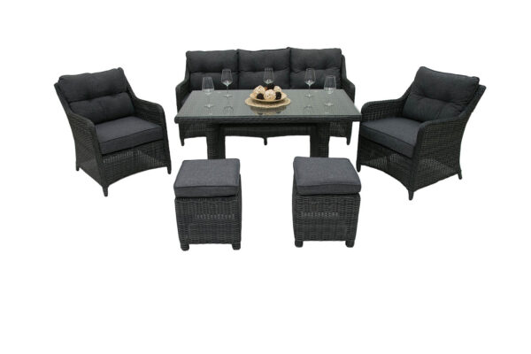 Rattan jelentés PAOLA antracit (párnák FREE) Rattan jelentés PAOLA antracit (párnák FREE)