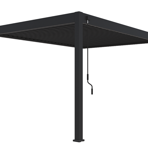 Kerti alumínium pergola falra 4x3 m (antracit)