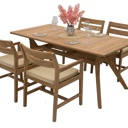 Teak kerti elrendezés WINSTON 1+4 Teak kerti elrendezés WINSTON 1+4