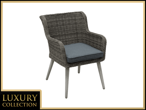 Kerti rattan étkezőszék MALIBU (szürke) Kerti rattan étkezőszék MALIBU (szürke)