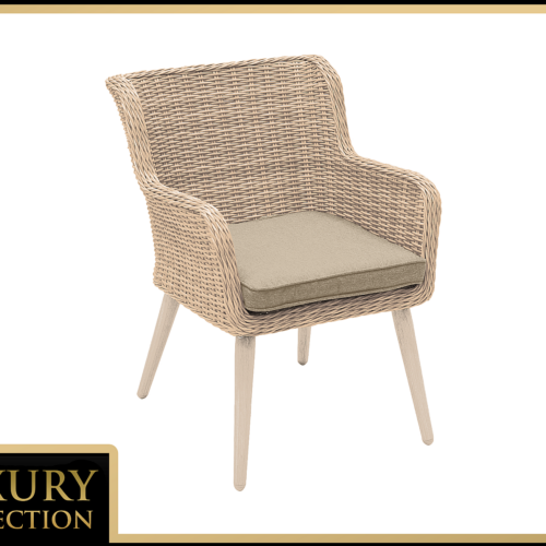 Kerti rattan étkezőszék MALIBU (cappuccino)