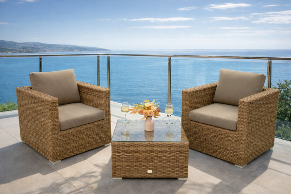Rattan variálható ülőgarnitúra MALIBU 2 fő részére (bézs-barna) Rattan variálható ülőgarnitúra MALIBU 2 fő részére (bézs-barna)
