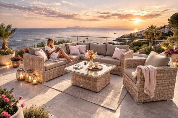 Rattan variálható ülőgarnitúra MALIBU 6 fő részére (cappuccino) Rattan variálható ülőgarnitúra MALIBU 6 fő részére (cappuccino)