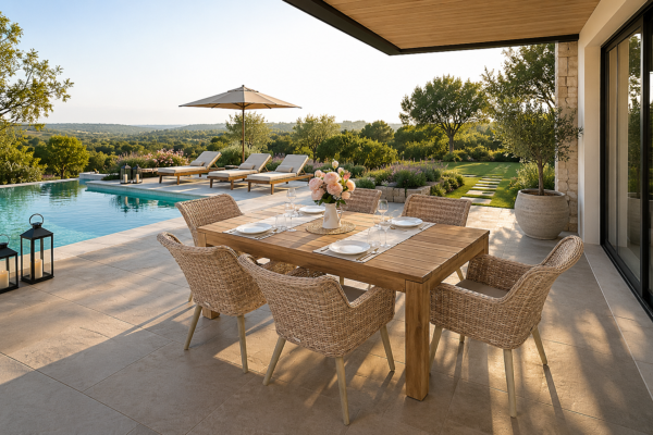 Kerti rattan szett MONTE MALIBU 200 (cappuccino) 6x Kerti szék MALIBU (cappuccino)