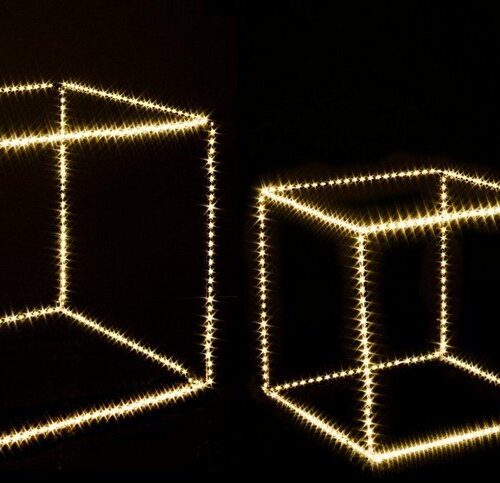CUBE arany 5 részes égősor CUBE arany 5 részes égősor