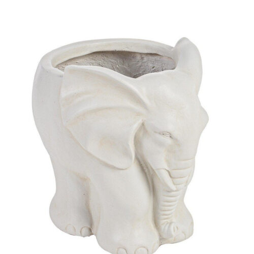ELEPHANT fehér virágcserép