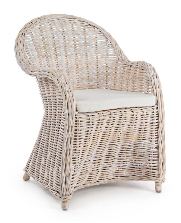 MARTIN bézs kubu rattan szék MARTIN bézs kubu rattan szék