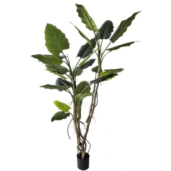 ALOCASIA zöld poliuretán művirág