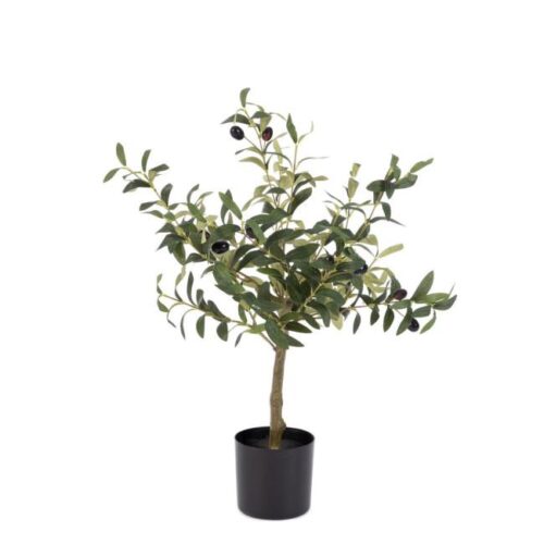 OLIVE sárga műanyag művirág