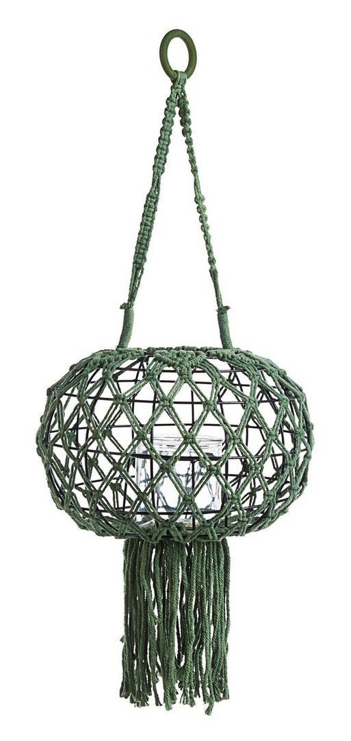 MACRAME II zöld lámpás MACRAME II zöld lámpás