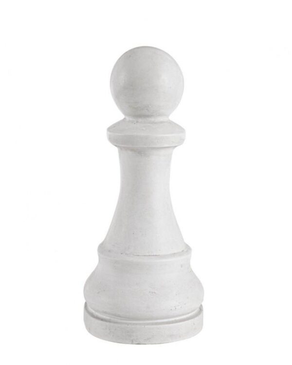 PAWN fehér üvegszál dísztárgy PAWN fehér üvegszál dísztárgy