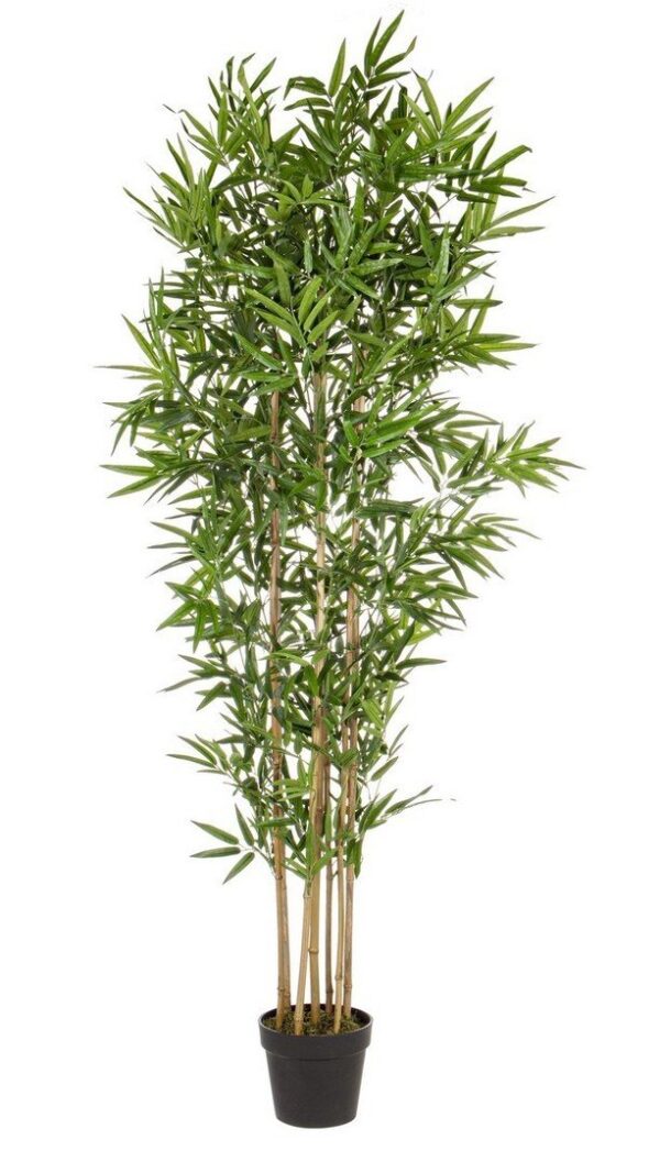 BAMBOO III zöld műanyag művirág BAMBOO III zöld műanyag művirág