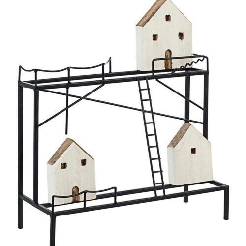 HOUSING fekete acél dísztárgy HOUSING fekete acél dísztárgy
