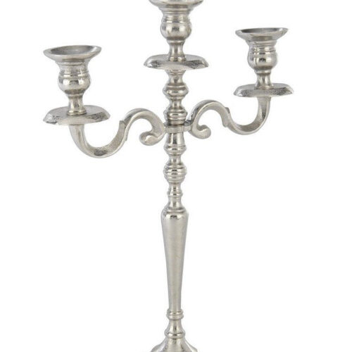 CANDELABRA ezüst alumínium gyertyatartó CANDELABRA ezüst alumínium gyertyatartó