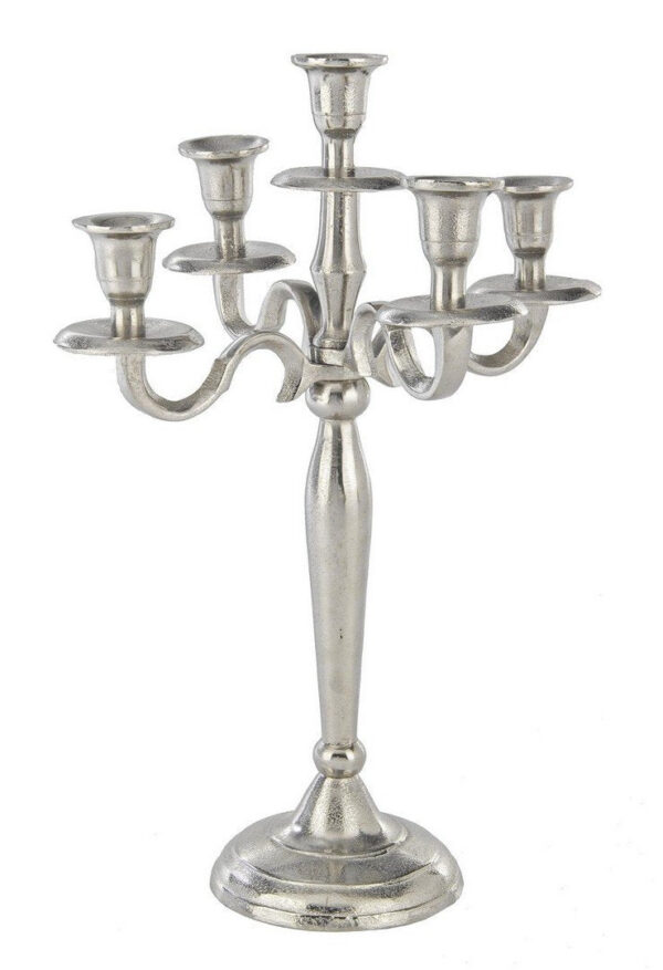 CANDELABRA II ezüst alumínium gyertyatartó CANDELABRA II ezüst alumínium gyertyatartó