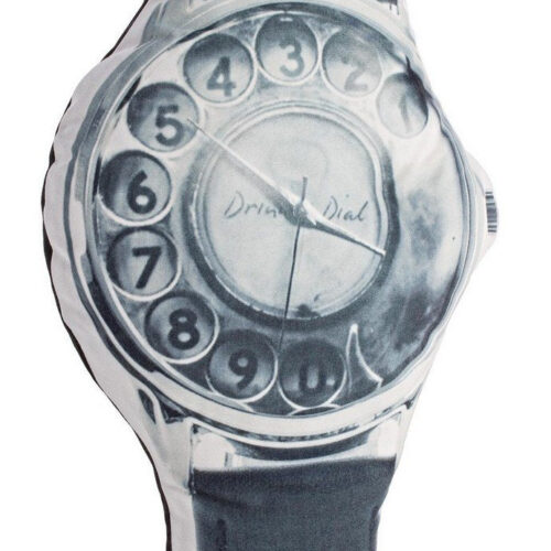 CLOCK fekete 100% poliester párna CLOCK fekete 100% poliester párna