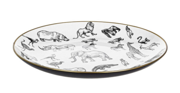 AFRICA fehér porcelán kínálótál AFRICA fehér porcelán kínálótál
