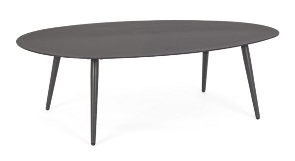 RIDLEY szürke dohányzóasztal 120cm