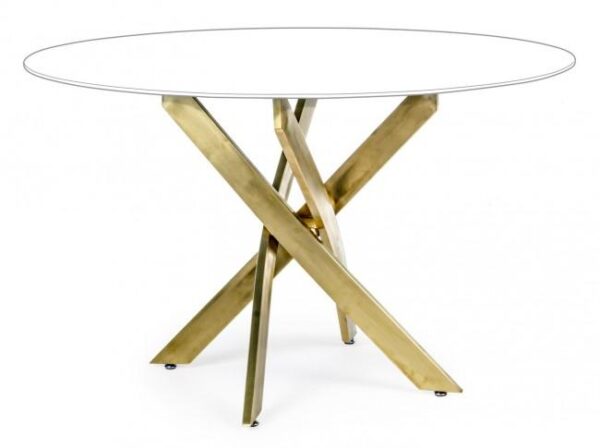 GEORGE arany acél étkezőasztal láb 56cm GEORGE arany acél étkezőasztal láb 56cm