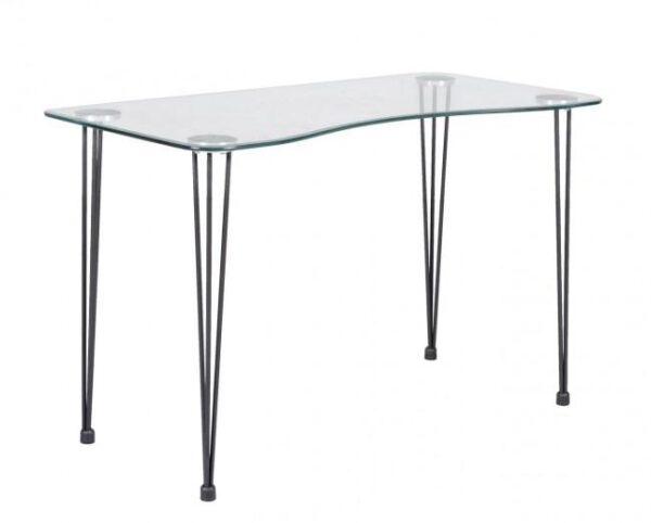 RONDO átlátszó üveg konzolasztal 120cm
