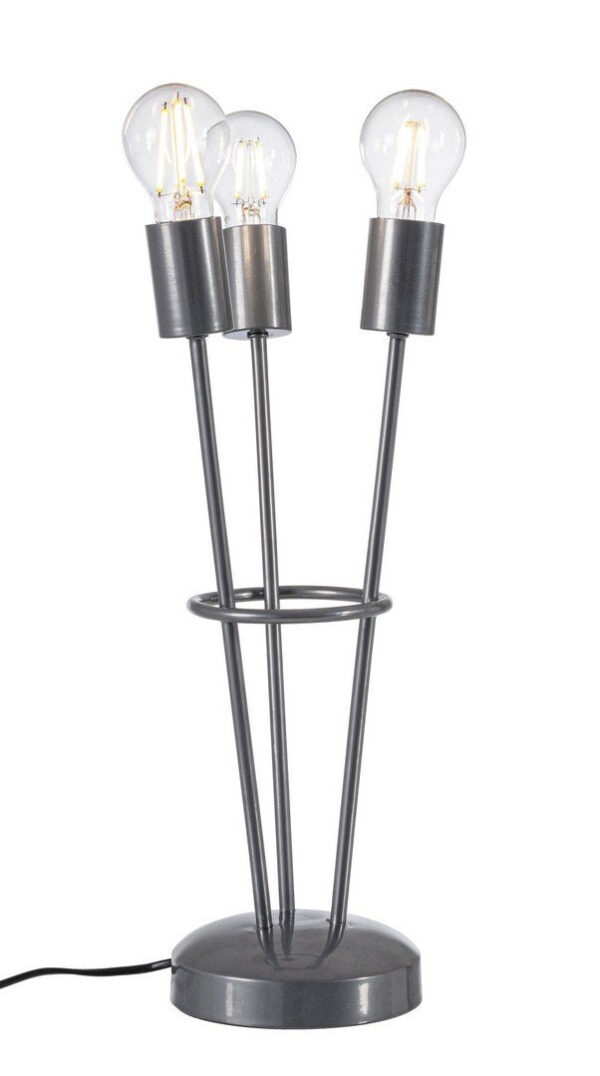 TORCH ezüst acél asztali lámpa TORCH ezüst acél asztali lámpa