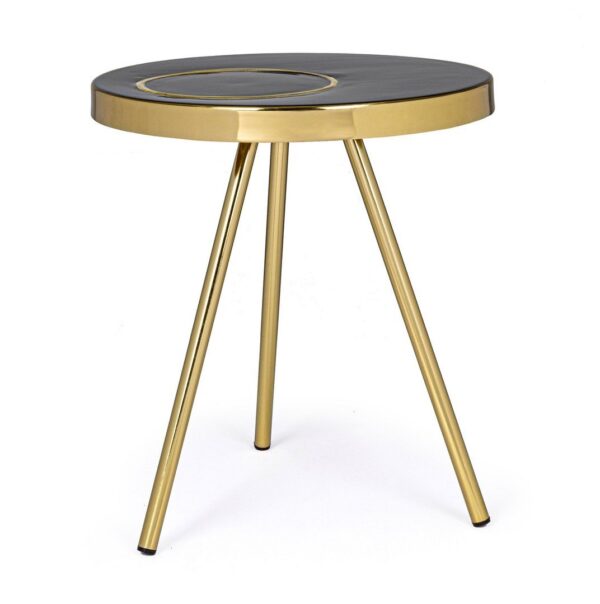KESAR arany acél dohányzóasztal 40cm KESAR arany acél dohányzóasztal 40cm