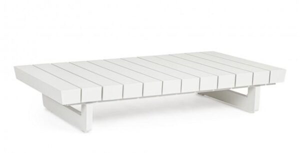 INFINITY II fehér kerti dohányzóasztal 126cm