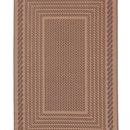 KASHAN barna kültéri szőnyeg 270 x 180cm KASHAN barna kültéri szőnyeg 270 x 180cm
