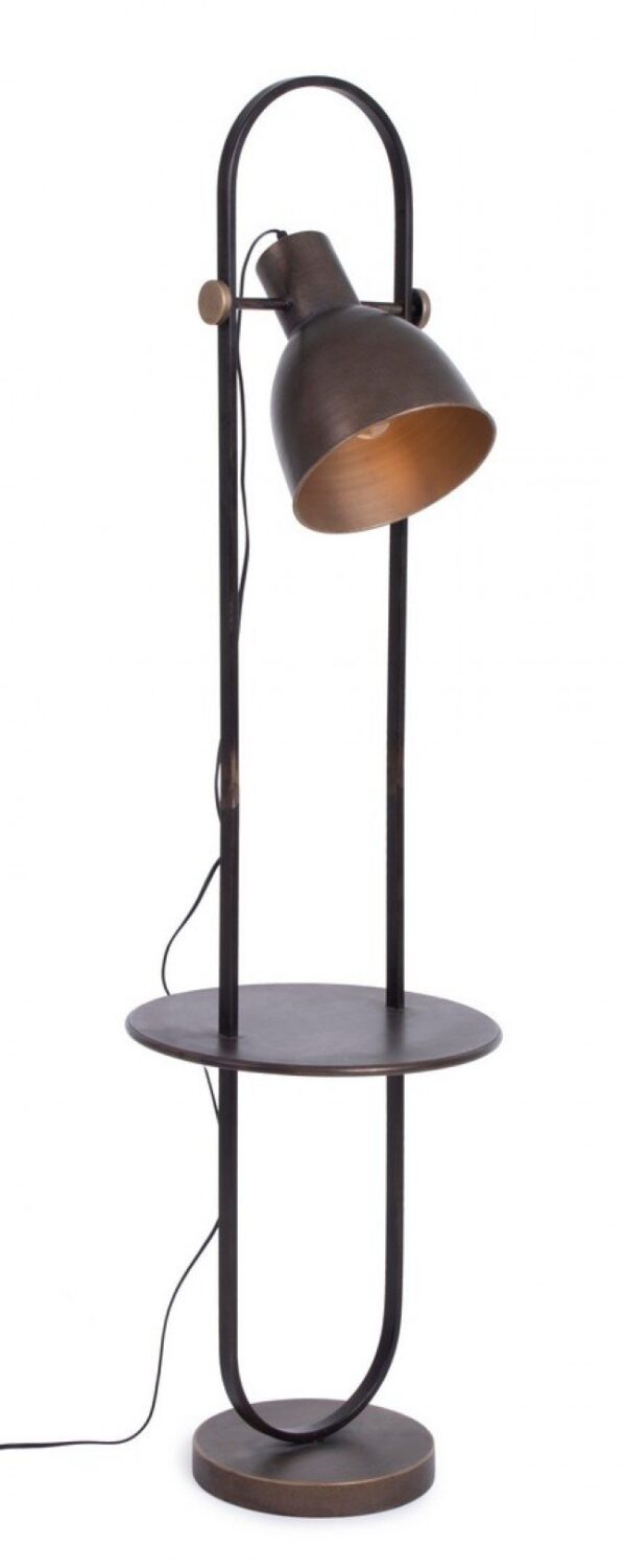 ODD bronz állólámpa polccal 141cm ODD bronz állólámpa polccal 141cm