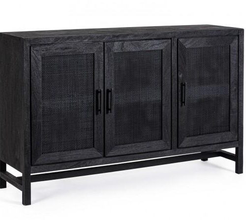 WESTON Fekete MDF Szekrény WESTON Fekete MDF Szekrény