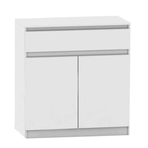 HANY 2 ajtós fehér mdf komód HANY 2 ajtós fehér mdf komód