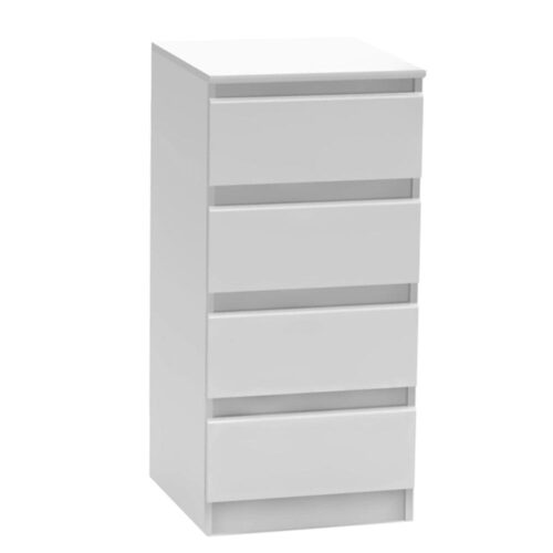 HANY II 4 fiókos fehér mdf komód HANY II 4 fiókos fehér mdf komód